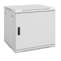Komutacinė spinta 19'' pakabinama 12U 600x600mm (pilka, surinkta, IP20) AWM2-6612 KS12U600X600PASPIAWM26612
