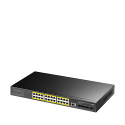 24 prievadų valdomas komutatorius CUDY GS5024PS4-400W SWITCHCUDYGS5024PS4400W