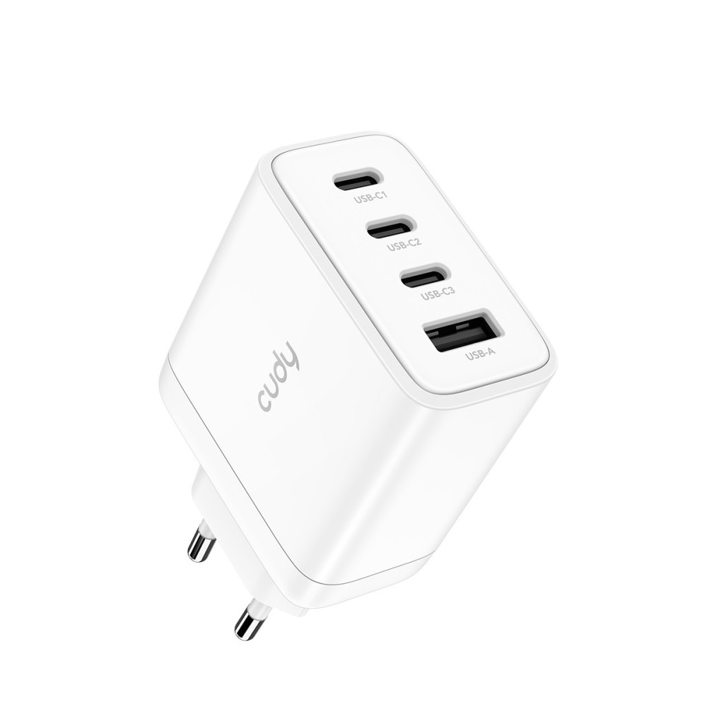 Sieninis įkroviklis Cudy CH70_EU (3x USB-C, 1x USB-A, 65W) CUDYCH70EU