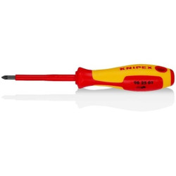 Atsuktuvas izoliuotas Knipex 98 25 01 (PZ1, 80mm, 1000V) KNIPEX982501