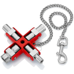 Universalus metalinis raktas skydams Knipex 00 11 06 KNIPEX001106