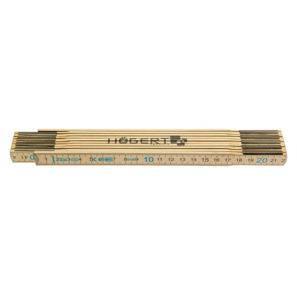 Medinė ruletė HOGERT HT4M262 (2m x 16mm) GTVHT4M262