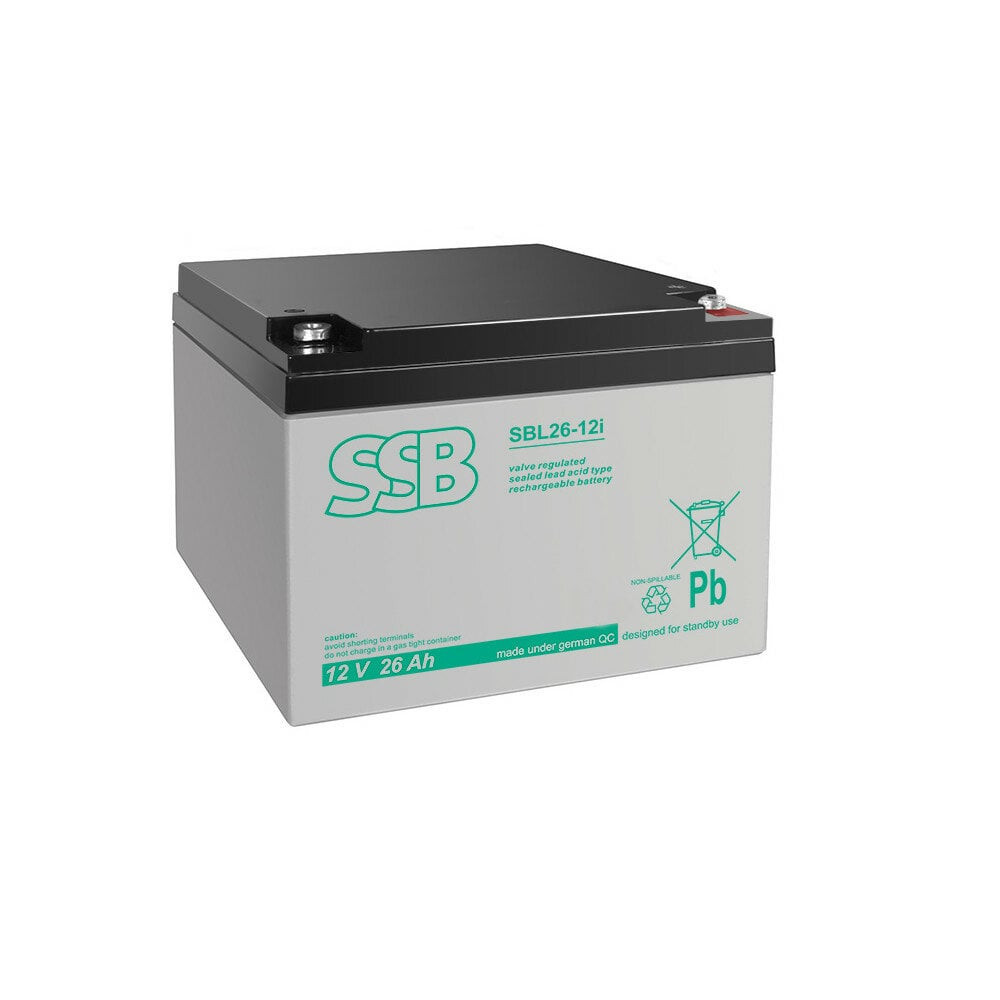 Akumuliatorius (AGM) SSB SBL (26Ah, 12V, F13 M5, VRLA) AS26AH12VM5F13