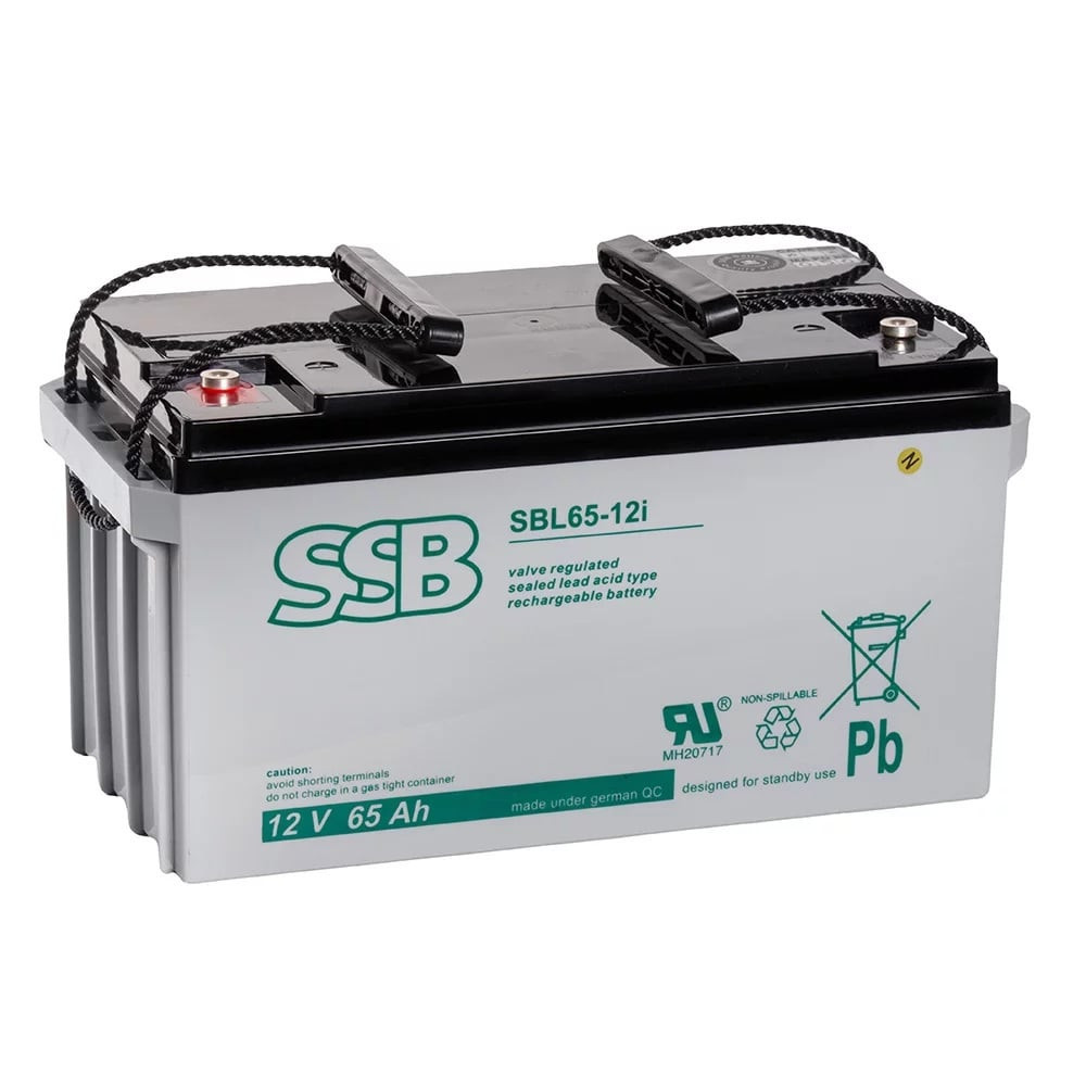 Akumuliatorius (AGM) SSB SBL (65Ah, 12V, F13 M6, VRLA) AS65AH12VM6F13