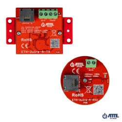 Konverterių komplektas ATTE ETH-2WIRE-A-SET2 ATTEETH2WIREASET2
