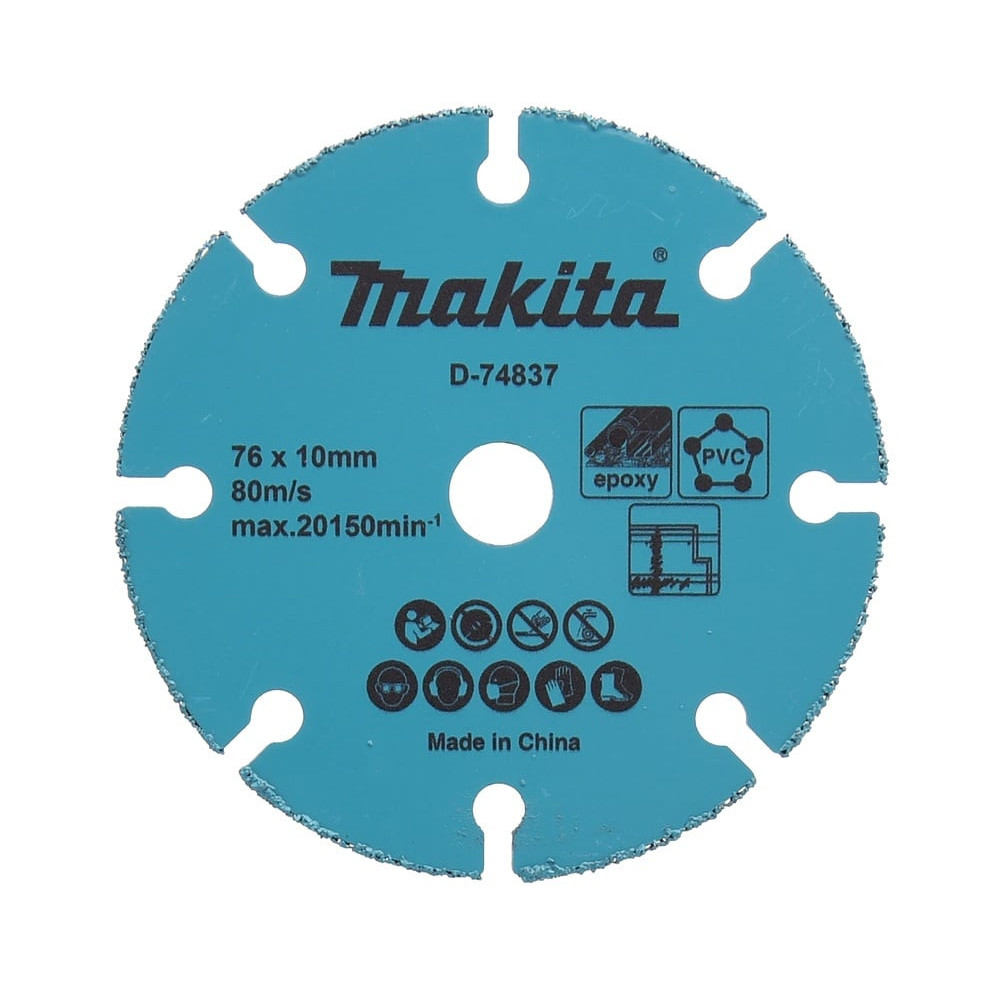 Kietmetalio pjovimo diskas 76mm Makita D-74837 MD74837