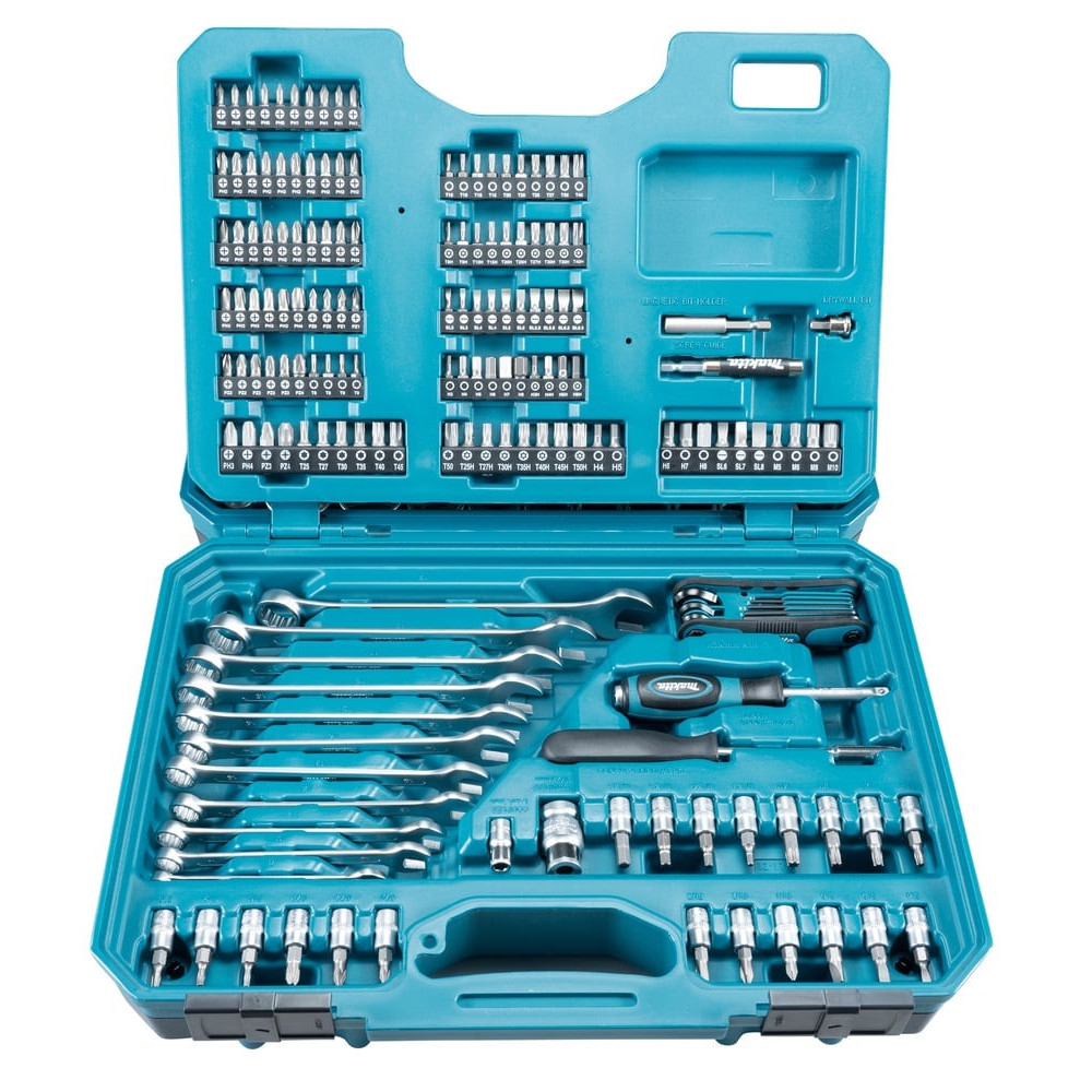 Įrankių komplektas Makita E-10883 (221 vnt) ME10883