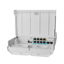 Komutatorius 8 prievadų Mikrotik CSS610-1Gi-7R-2S+OUT MIKROTIKCSS6101GI7R2S