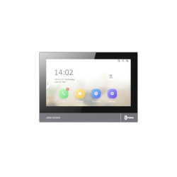 Hikvision DS-KH8381-WTE1/Flush (juodas) PSMDSKH8381WTE1FL