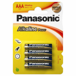 Baterija Panasonic Alkaline LR03 AAA (4 vnt.) BATERIJALR03