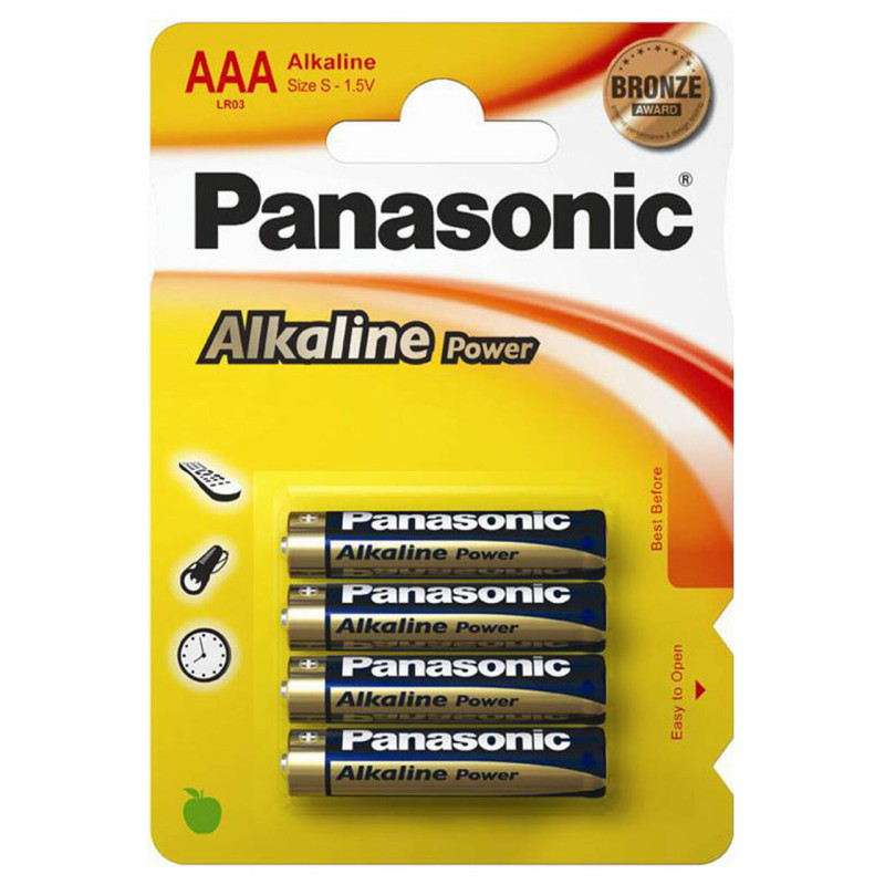 Baterija Panasonic Alkaline LR03 AAA (4 vnt.) BATERIJALR03
