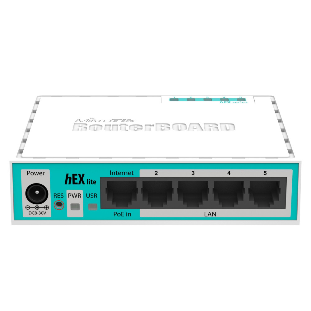 Mar&scaron;rutizatorius 5 prievadų Mikrotik RB750r2 hEX MIKROTIKRB750GR2