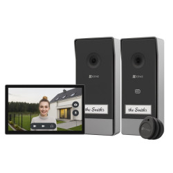Telefonspynės komplektas EZVIZ CS-HP7 (3MP, 1 ekranas, 2 telefonspynės) CSHP73MPKIT