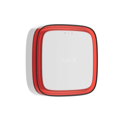 Bevielė sirena Ajax EN54 FireProtect (sounder/VAD) 118599.279.WH1 (balta, su blykste) AJAXEN54FRPRSRVADB