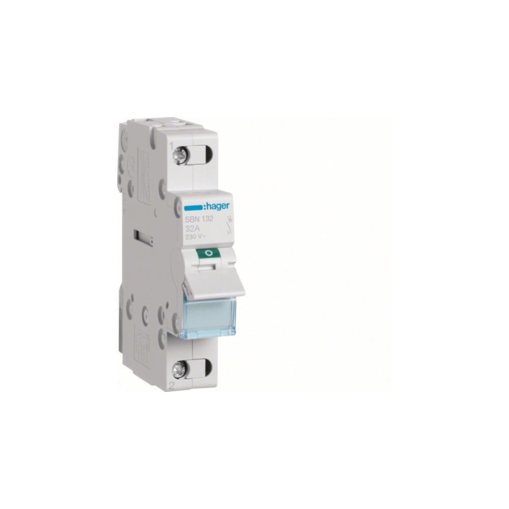 Kirtiklis Hager SBN132 (1P, 32A, 230V, 1 mod.) HSBN132