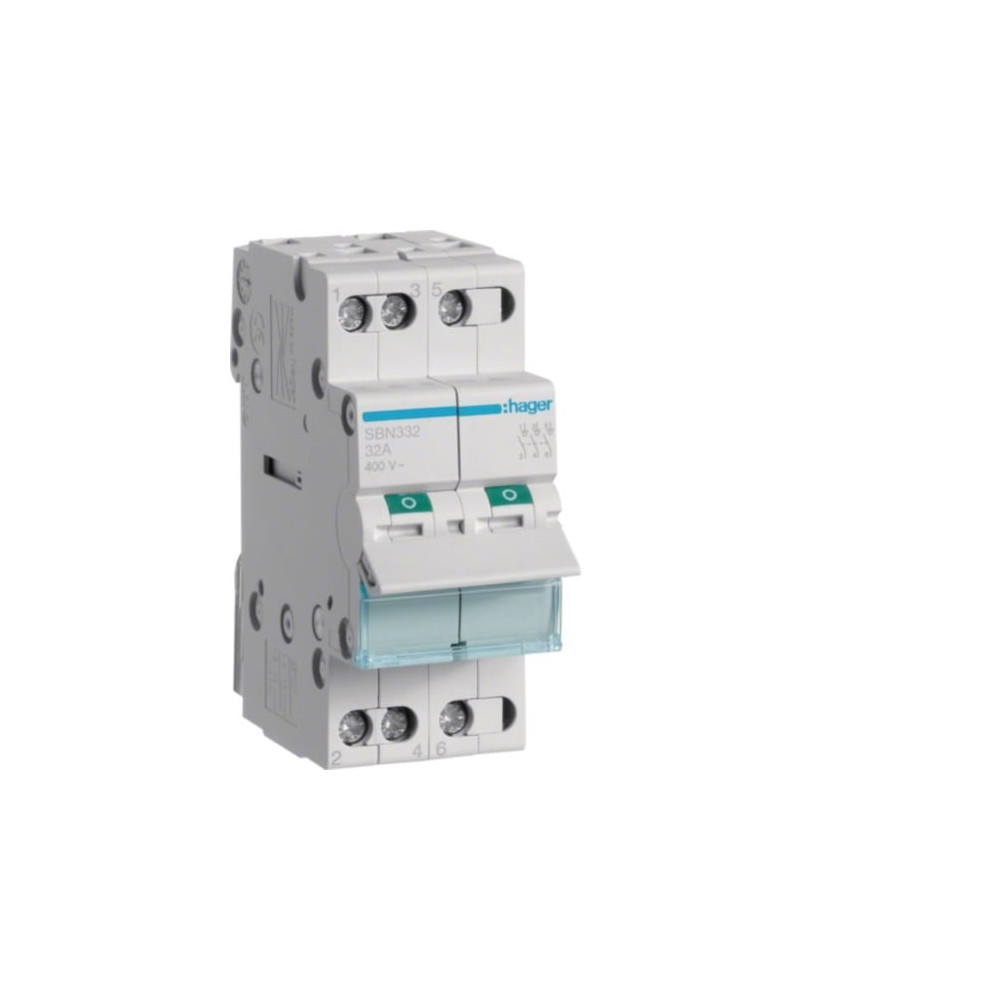 Kirtiklis Hager SBN332 (3P, 32A, 400V, 2 mod.) HSBN332