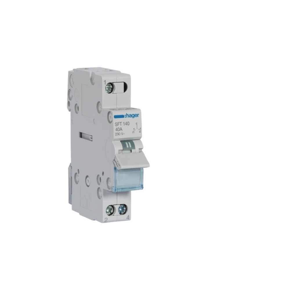 Modulinis perjungėjas Hager SFT140 (1P, 40A, 1 mod.) HSFT140