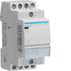 Kontaktorius Hager ESC425 (4P, 25A, 230V, 4NO) HESC425