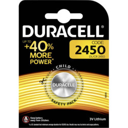 Baterija Duracell Lithium CR2450 (1 vnt.) BATERIJACR2450DUR