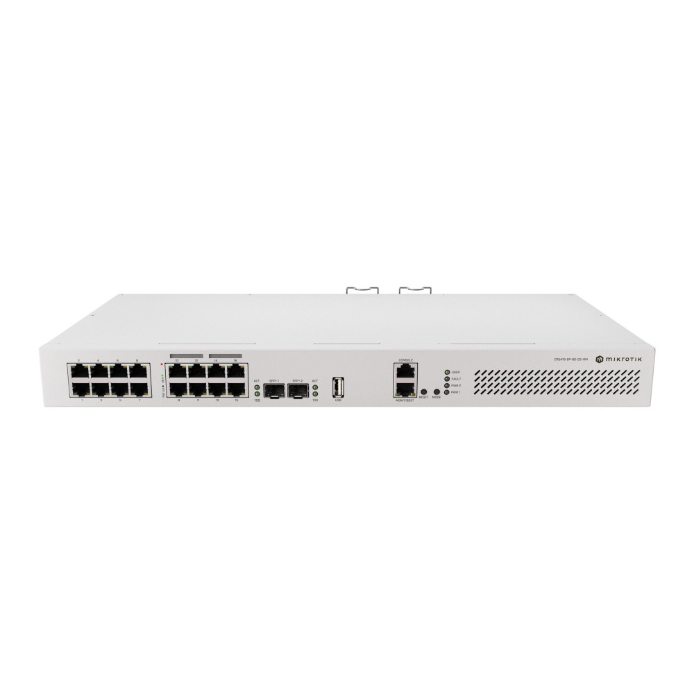 Komutatorius 16 prievadų Mikrotik CRS418-8P-8G-2S+RM MIKROTIKCRS4188P8G2SRM