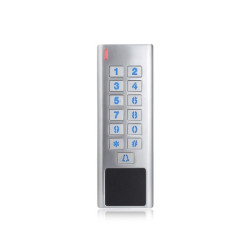 Multifunkcinė klaviatūra D-AD8MF (MIFARE, IP67, 1 relė, 1500 kortelių, 129x44x20 mm, 10&ndash;24V DC) PSKDAD8MF