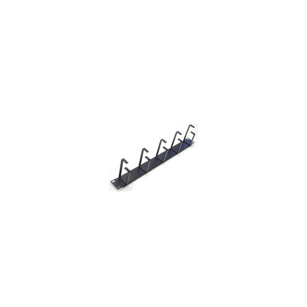 Kabelių tvarkymo panelė LK-CM-0040 19'' 1U (5 metaliniai žiedai, auk&scaron;tis 65mm, be varžtų) PAN191ULKCM0040