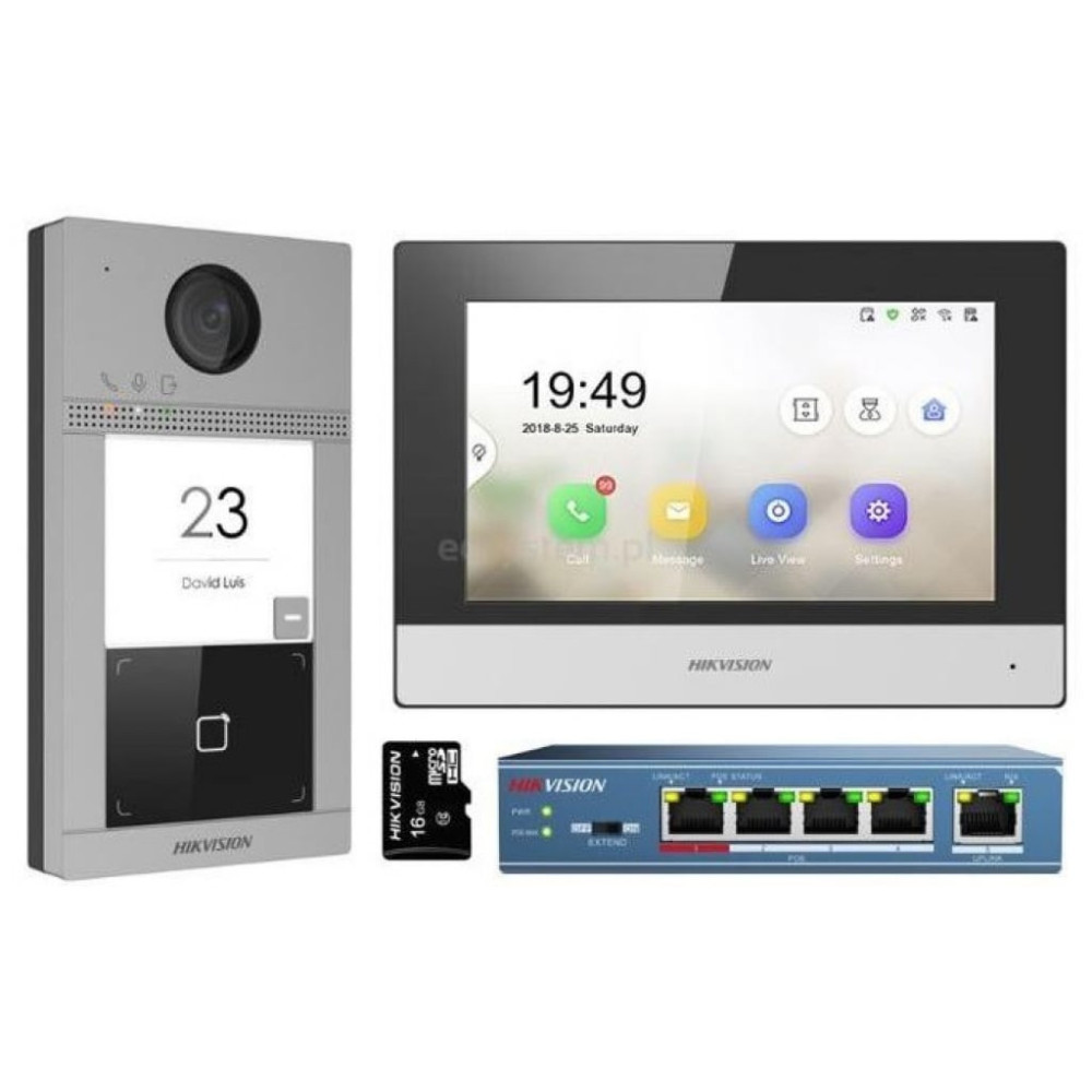Hikvision SP telefonspynės komplektas PSMDSKIS604-S PSMDSKIS604-S