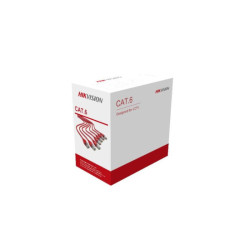 Kabelis ry&scaron;io Hik-vision UTP 6 (Gysla-0.55mm, ritė 305m) DS-1LN6U-SC0 KRUTP6HIK055ORNG
